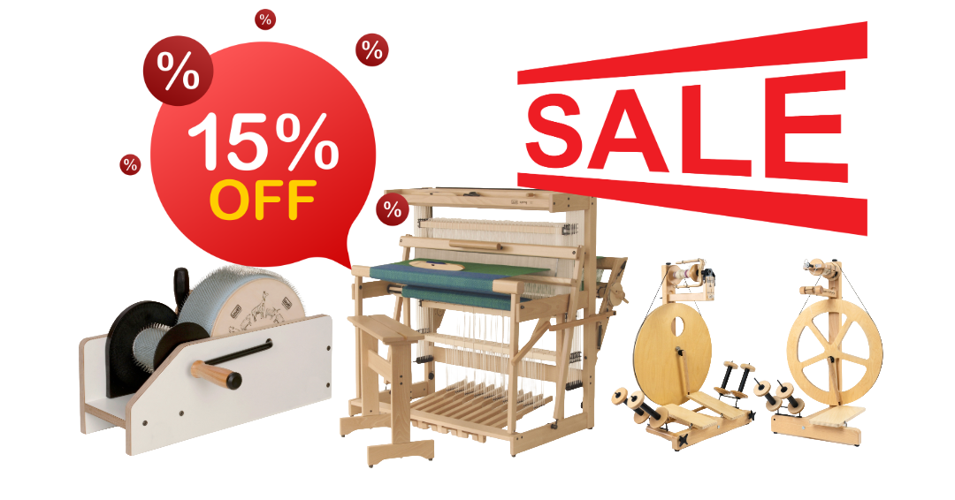 Summer Sale on Louet Looms, Wheels, Carders and Reeds