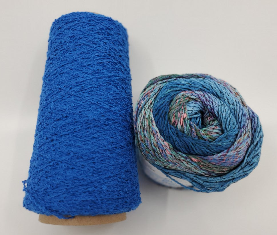 Summer Sesame Boucle Scarf - Rigid Heddle or Multi-Shaft