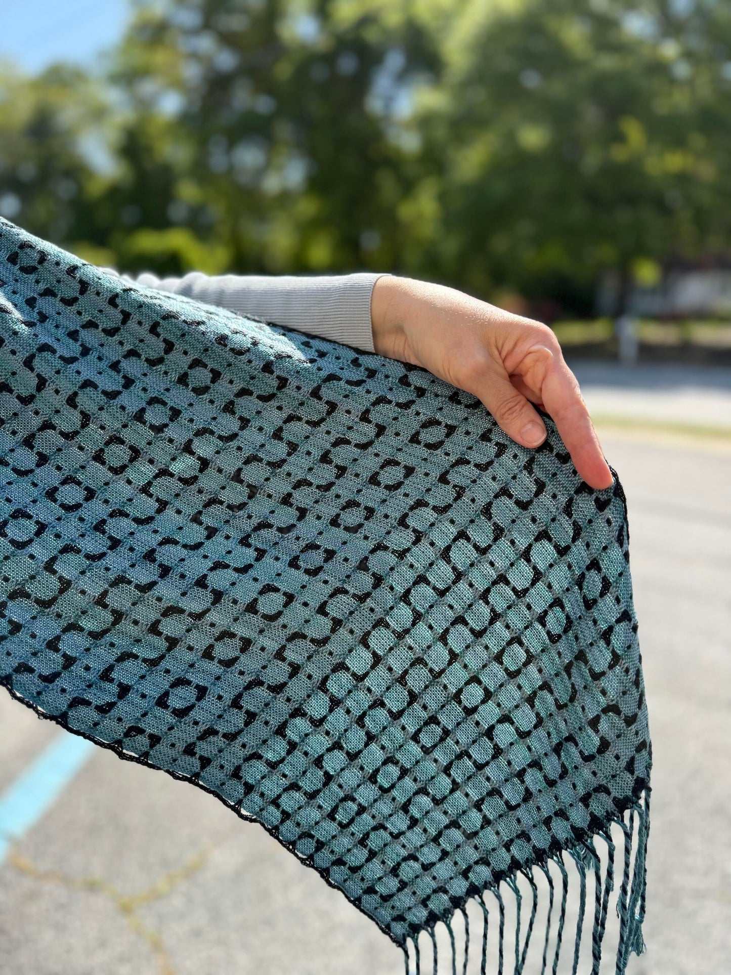 Deflections and Reflections - Deflected Doubleweave Scarf
