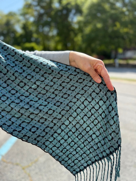Deflections and Reflections - Deflected Doubleweave Scarf