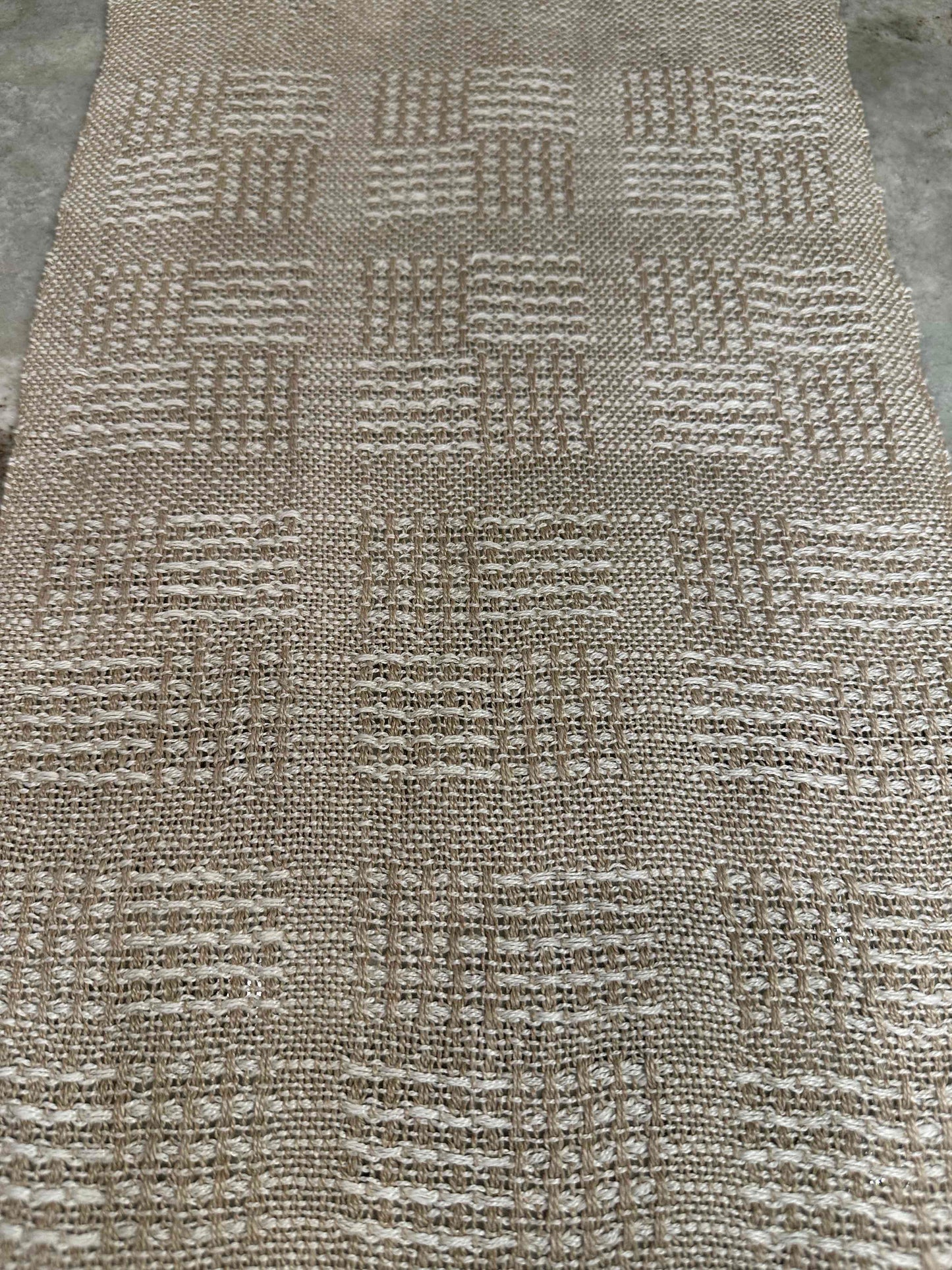 Flax Chex Runner Weaving Kit