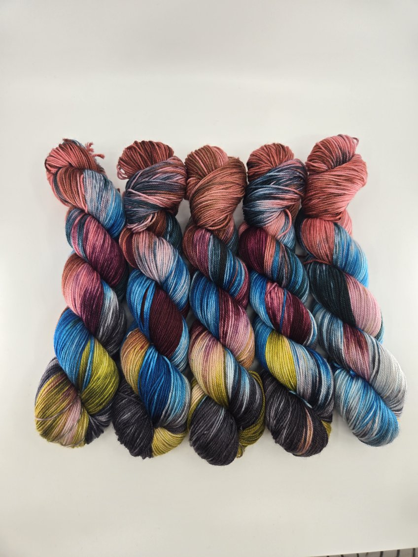 Lofty Hand Dyed Sport weight yarn