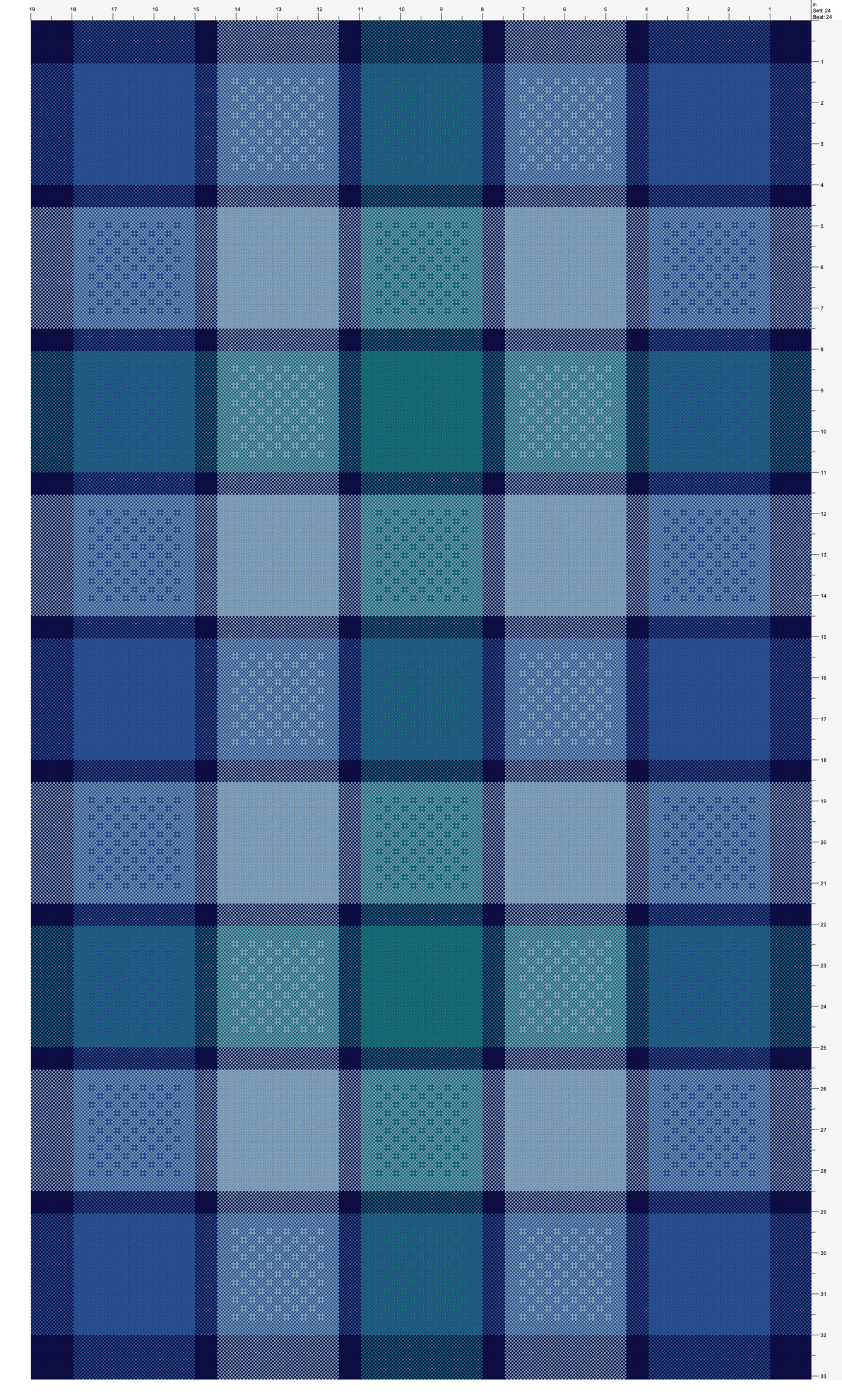 Huck Squares Linen Towels - Pattern and Yarn Kit