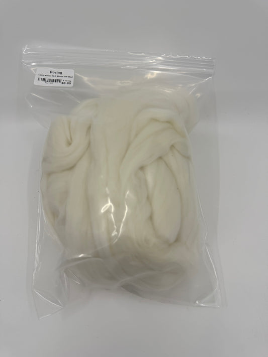 Superfine Merino Roving - 18.5 micron - Superwash