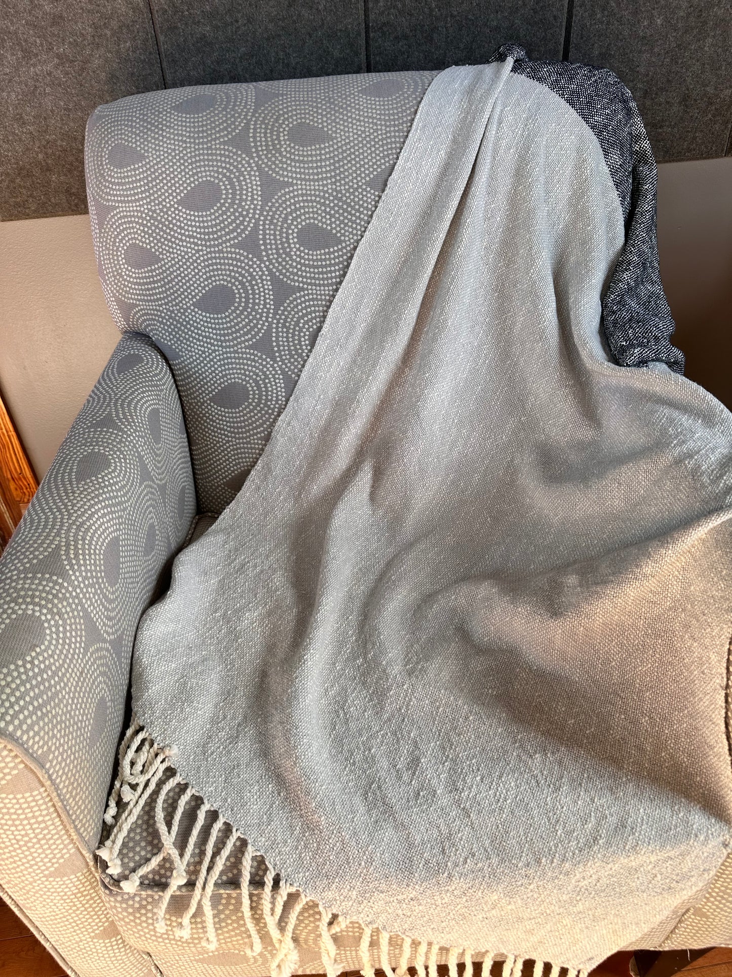 Textured Soft Cotton Throw II
