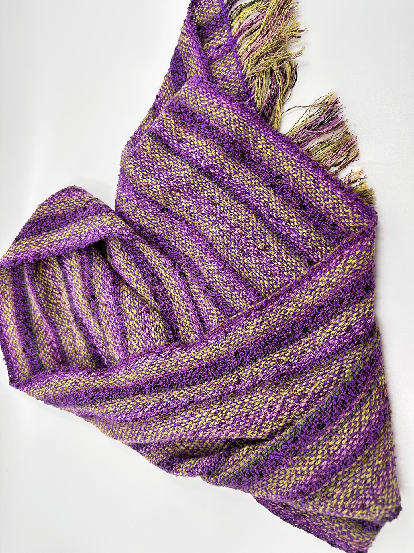 Summer Sesame Boucle Scarf - Rigid Heddle or Multi-Shaft