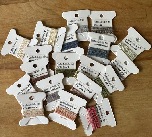 16/1 Linen Multicolor Sample Cards
