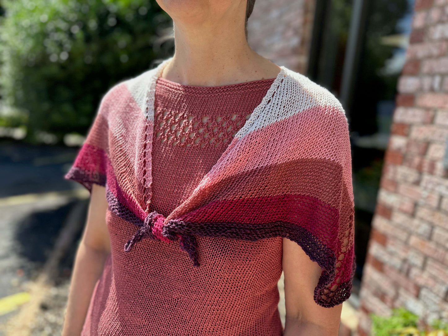 Light and Lofty Linen Shawl