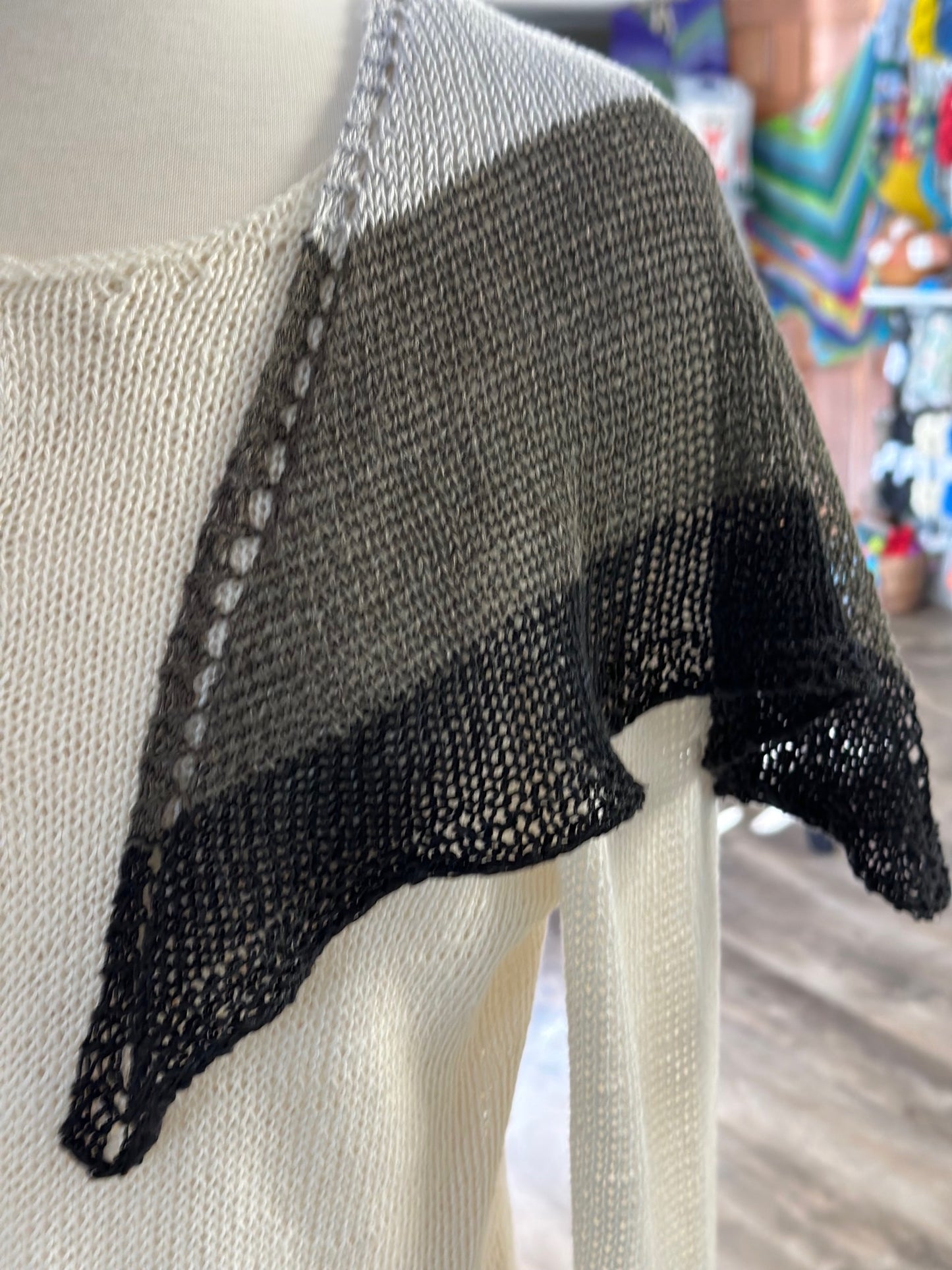 Light and Lofty Linen Shawl