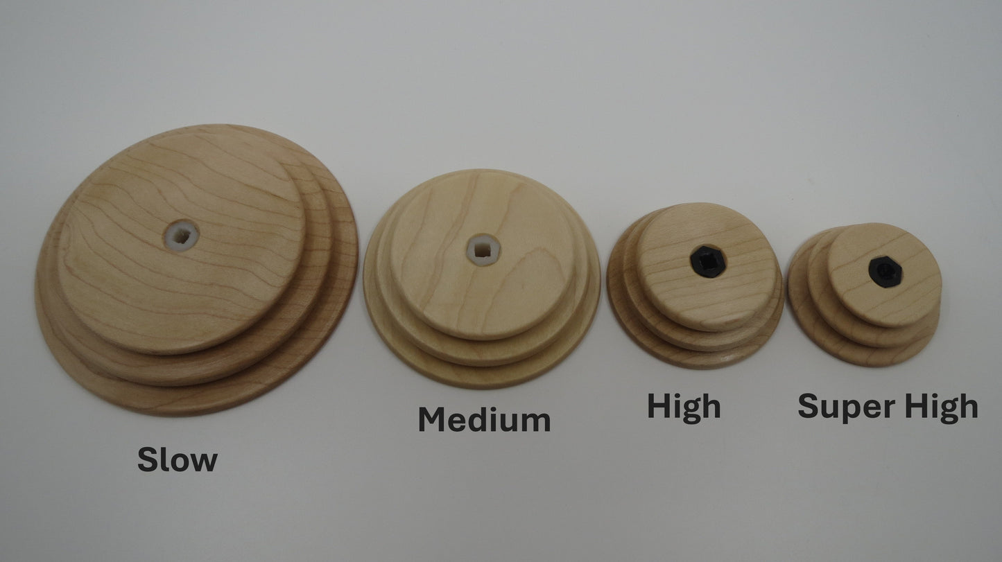 Schacht Whorls for Matchless, LadyBug and SideKick