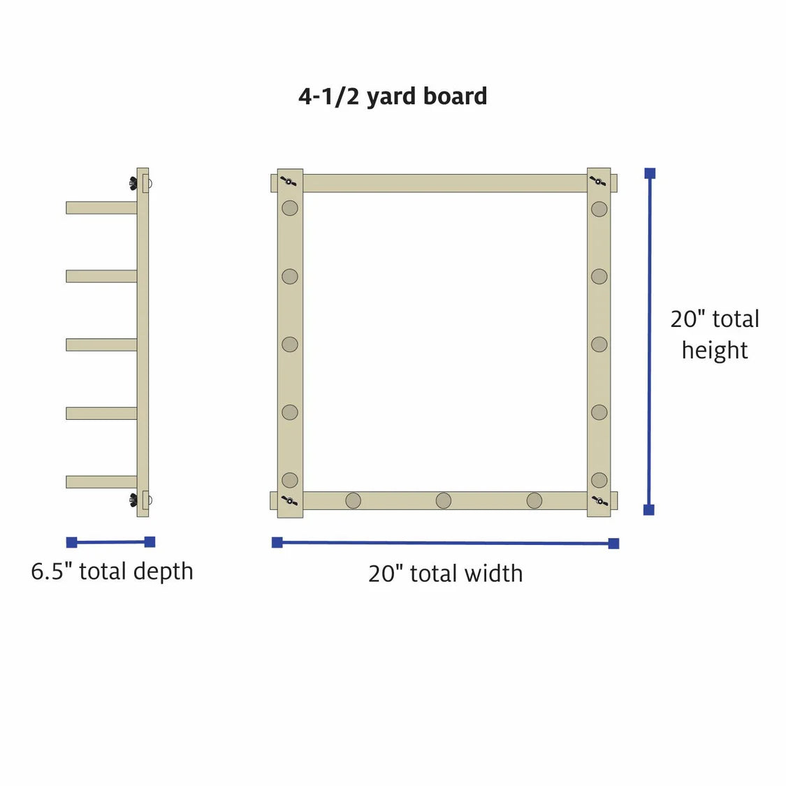Schacht Warping Board - Small (up to 4.5 yards)