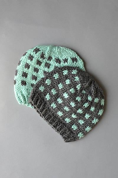 Universal Yarn Hat Kits: Coffee Beans and Sugar Cubes