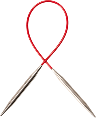 ChiaoGoo Red and Red Lace Circular Needles - Sizes US 9 and up