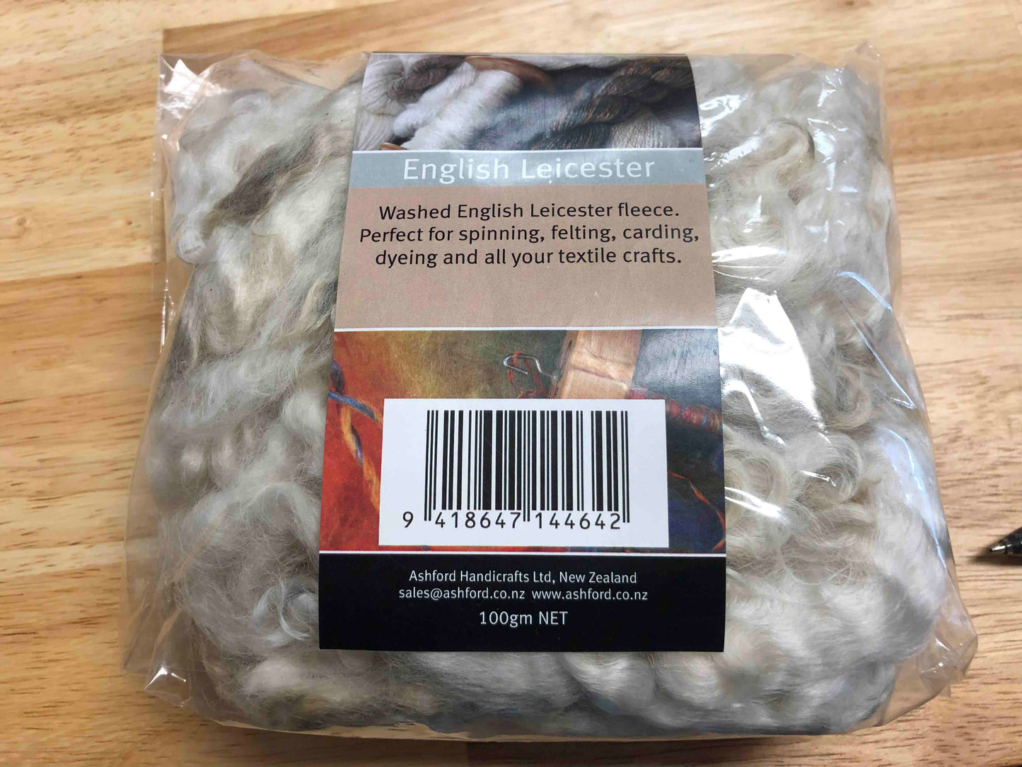 Ashford Wool Packs  - English Leicester - Natural and Rainbow Dyed