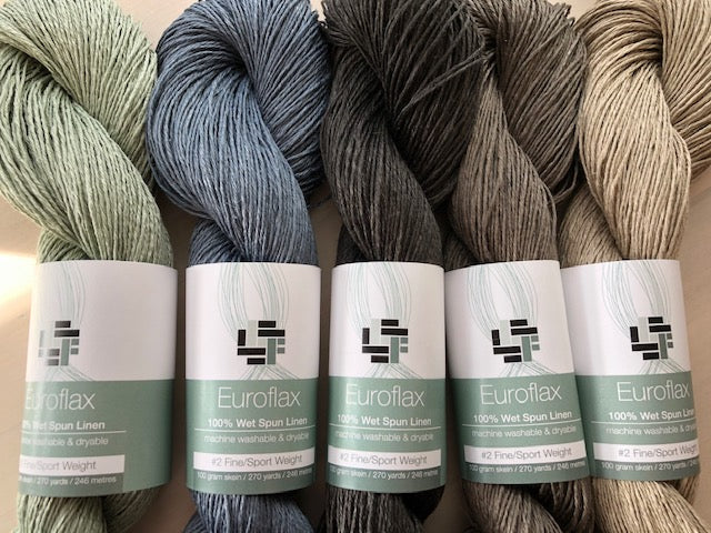 Euroflax Sport Weight Linen Skeins