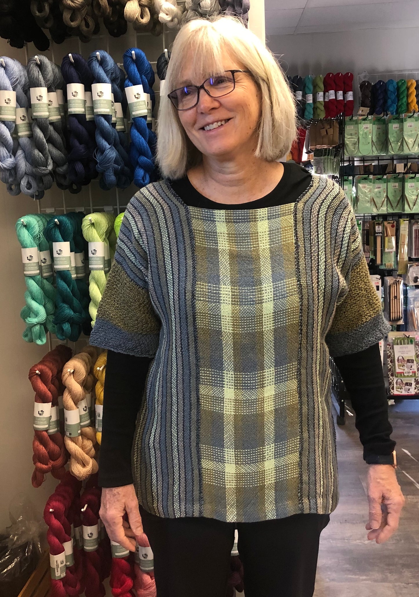 Weaving Yarn Kit - Rigid Heddle - Olive Garden Tunic