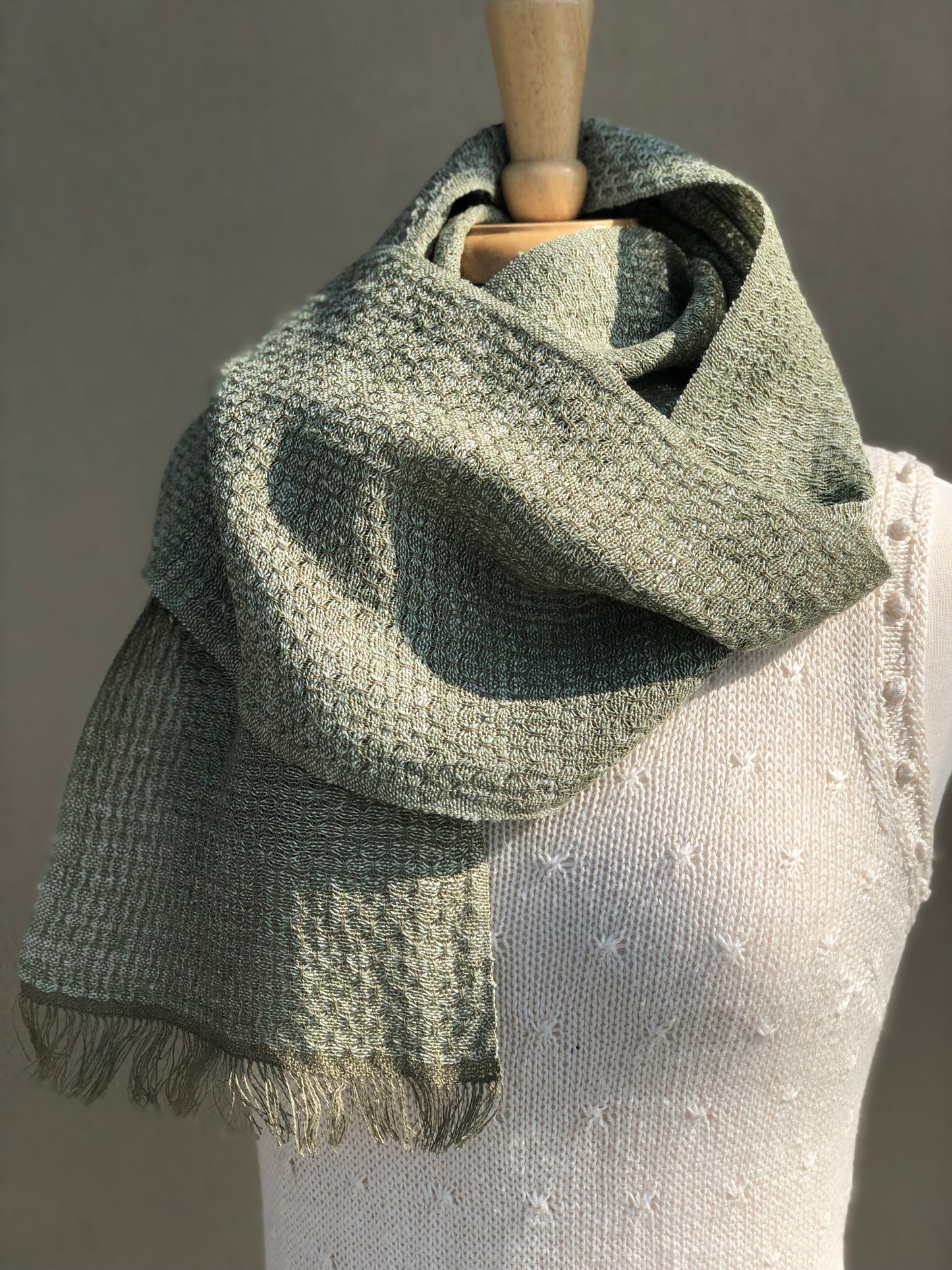Soft Cell Huck Scarf or Cowl - Pattern and Yarn Kit