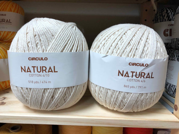 Premium Thick Cotton - Natural (ecru) - Circulo 4/6 and 4/10
