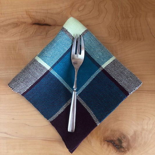 Euroflax Color Block Napkins - Pattern and WIF