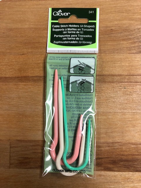 Cable Stitch Holders (J Shaped) Small, Medium and Large