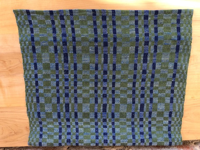 Satin Blocks - 8-Shaft Euroflax Linen Towel Kit and Pattern