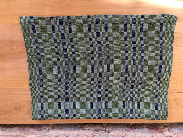 Satin Blocks - 8-Shaft Euroflax Linen Towel Kit and Pattern