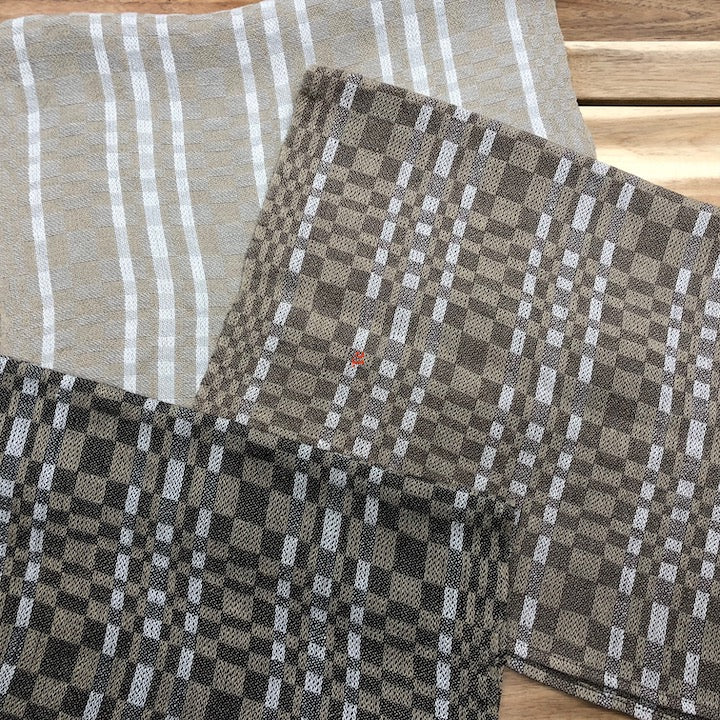 Satin Blocks - 8-Shaft Euroflax Linen Towel Kit and Pattern