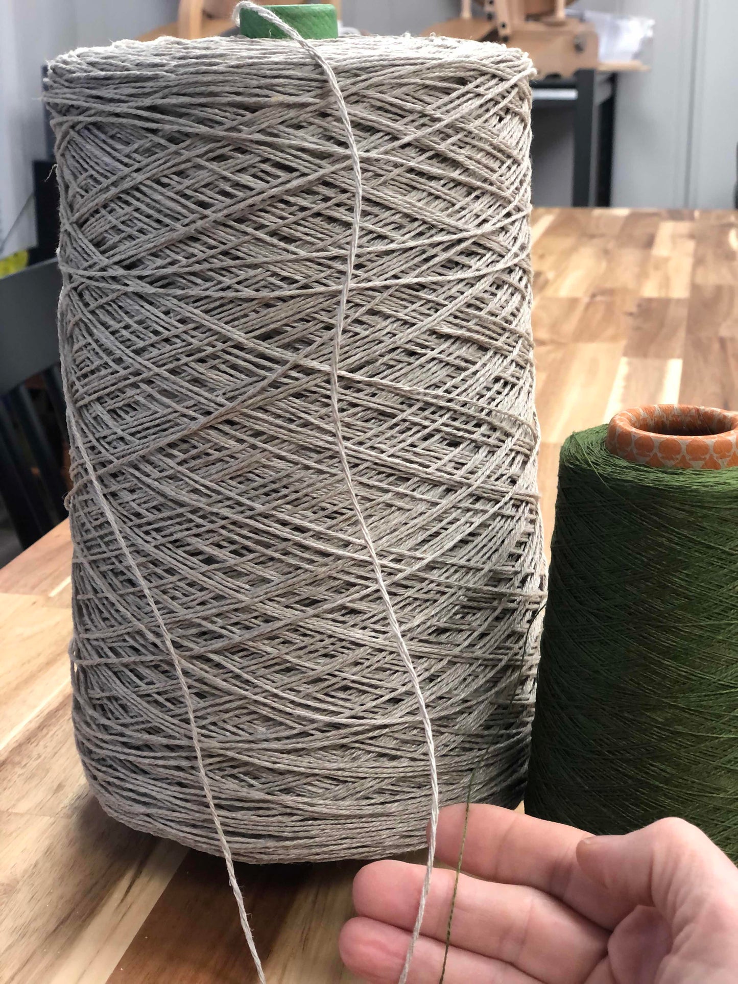 Linen Rug Warp - 100% Wetspun Longline Linen - High Twist - Belgium