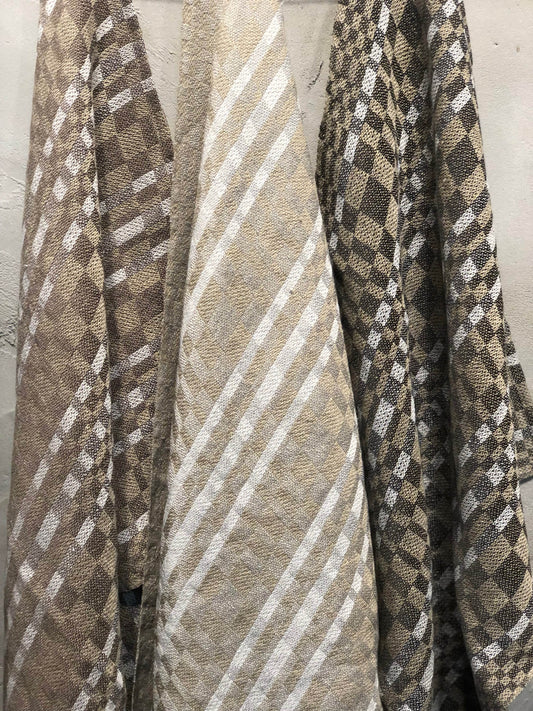 Satin Blocks - 8-Shaft Euroflax Linen Towel Kit and Pattern