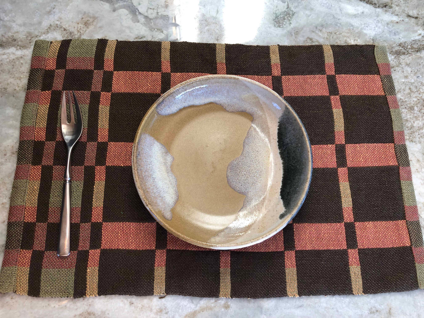 Linen Double Block Placemats Euroflax Yarn Kit