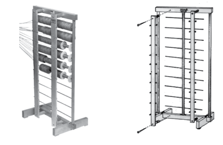 Leclerc Bobbin Rack and Thread Guides