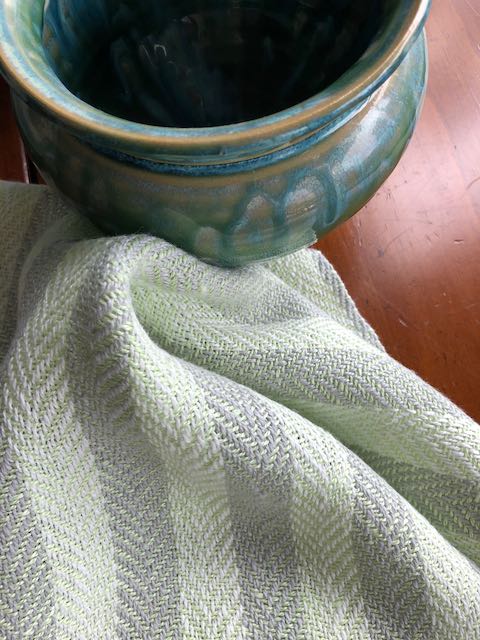 Chevron Towels in Euroflax for Narrow Looms (4 or 8 shafts)