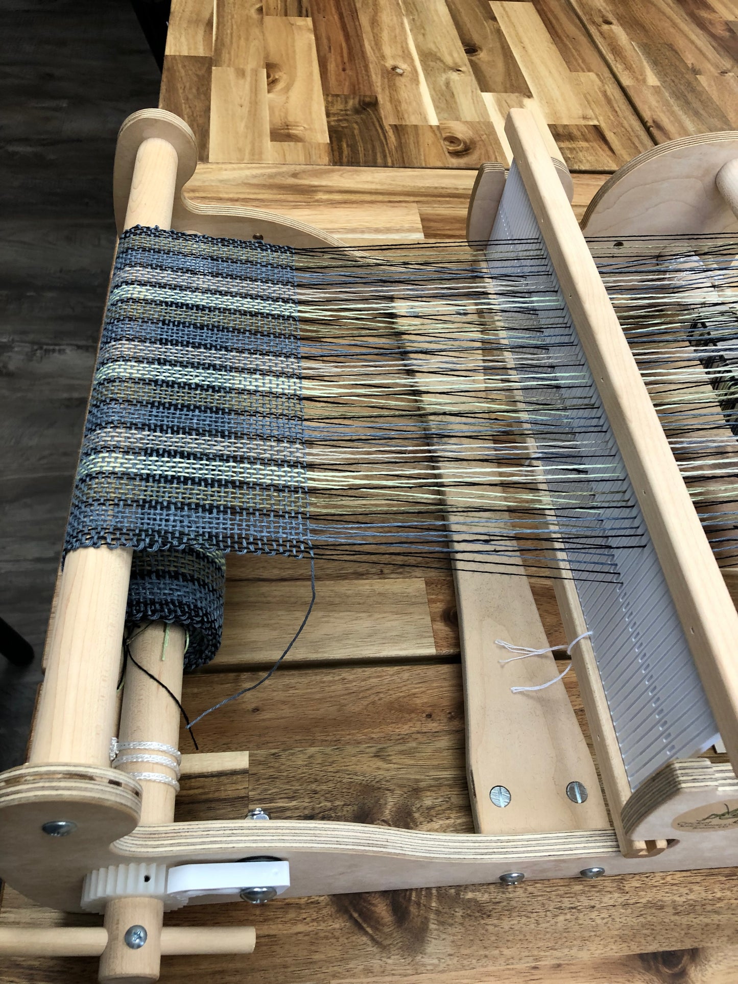 Weaving Yarn Kit - Rigid Heddle - Olive Garden Tunic