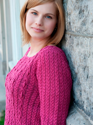 Justine - Pullover in Euroflax Sport by Trudy van Stralen
