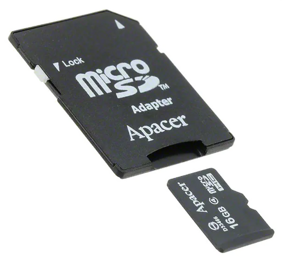 Micro-SD Card for TempoTreadle with Adapter