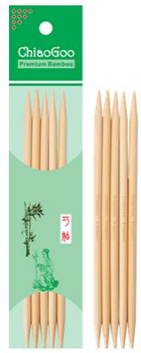 Chiaogoo Double Point Needles -- Natural and Patina - DPN