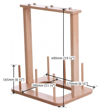 Ashford Yarn Stand - 6 Spools Lacquered