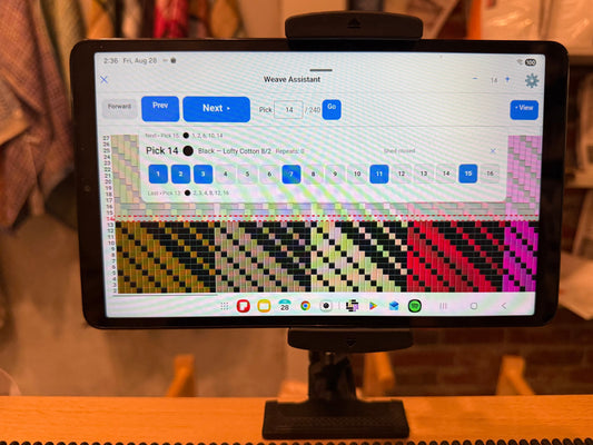 Big news: TempoWeave now on mobile (take your drafts right to the loom!)