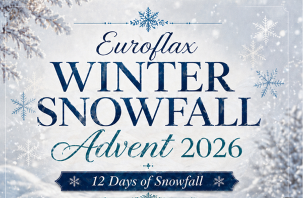 Euroflax Winter Snowfall Advent Calendar 2026