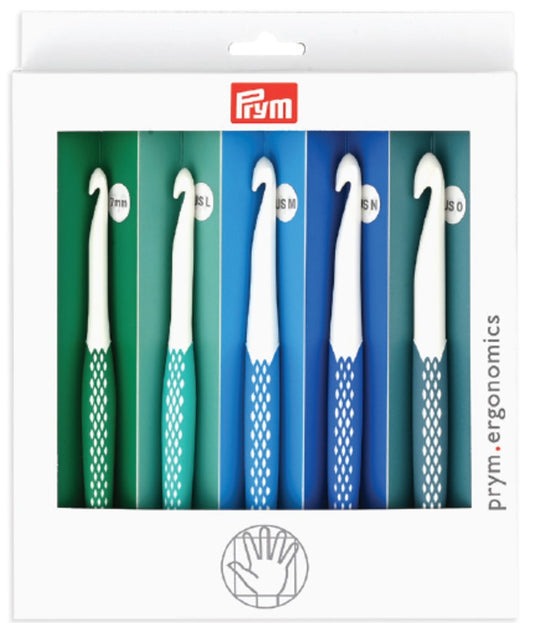 Prym Crochet Hook Set - Large - 7mm, L, M, N, O