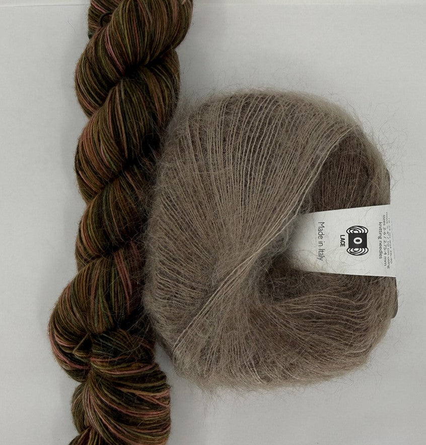 Sleeveheart Shawl Knitting Kit