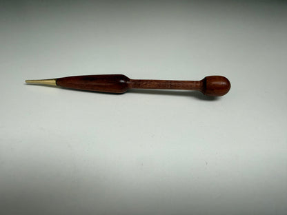 Tapestry Bobbins - Brass Tipped Hand Turned
