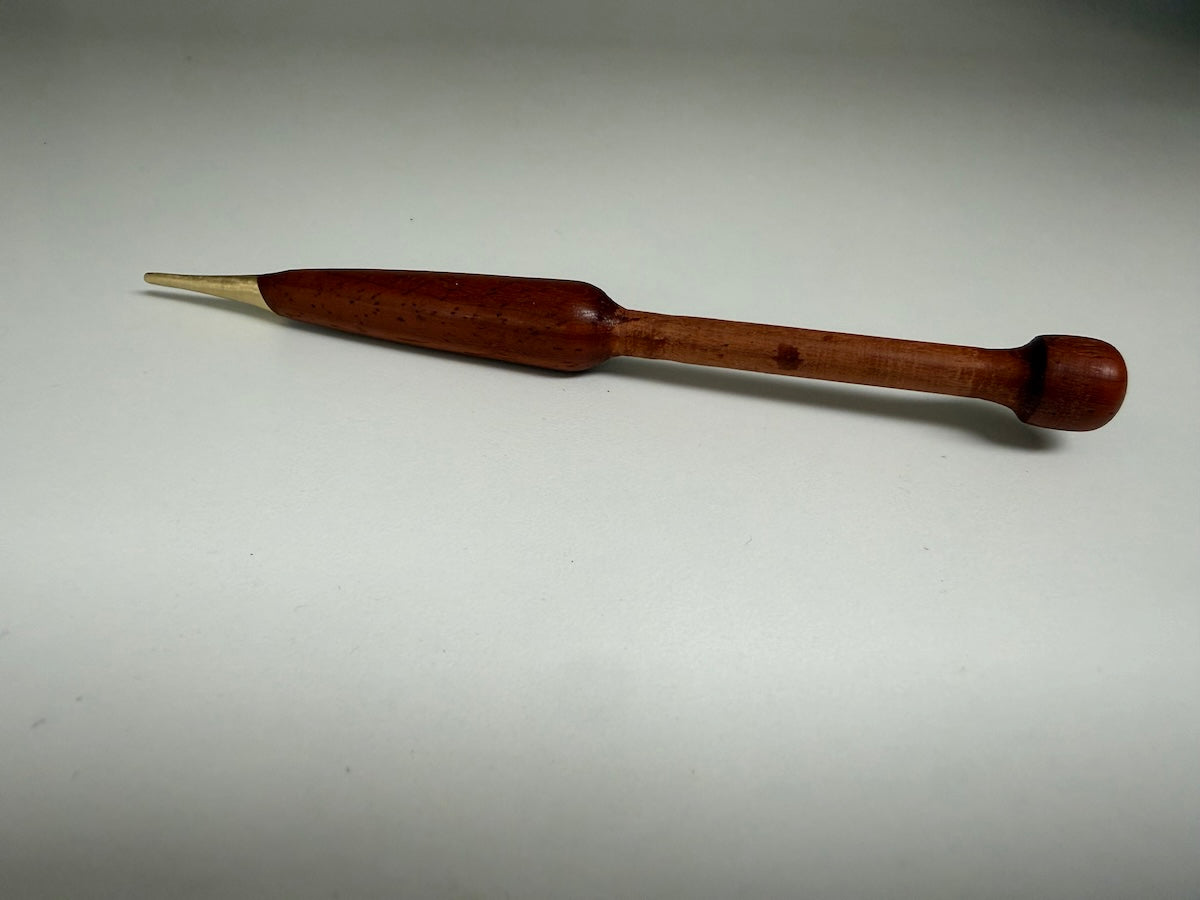 Tapestry Bobbins - Brass Tipped Hand Turned