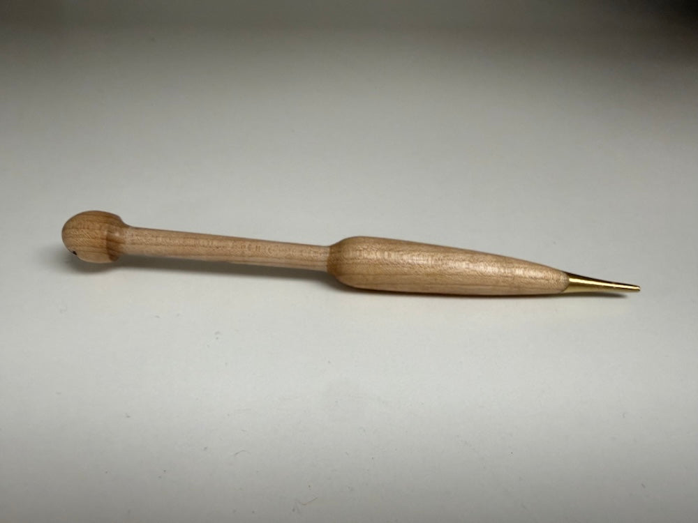 Tapestry Bobbins - Brass Tipped Hand Turned