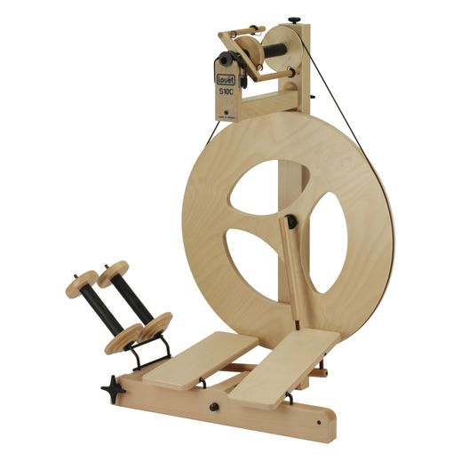 Louet Spinning wheel S10C Double Treadle 3-spoke