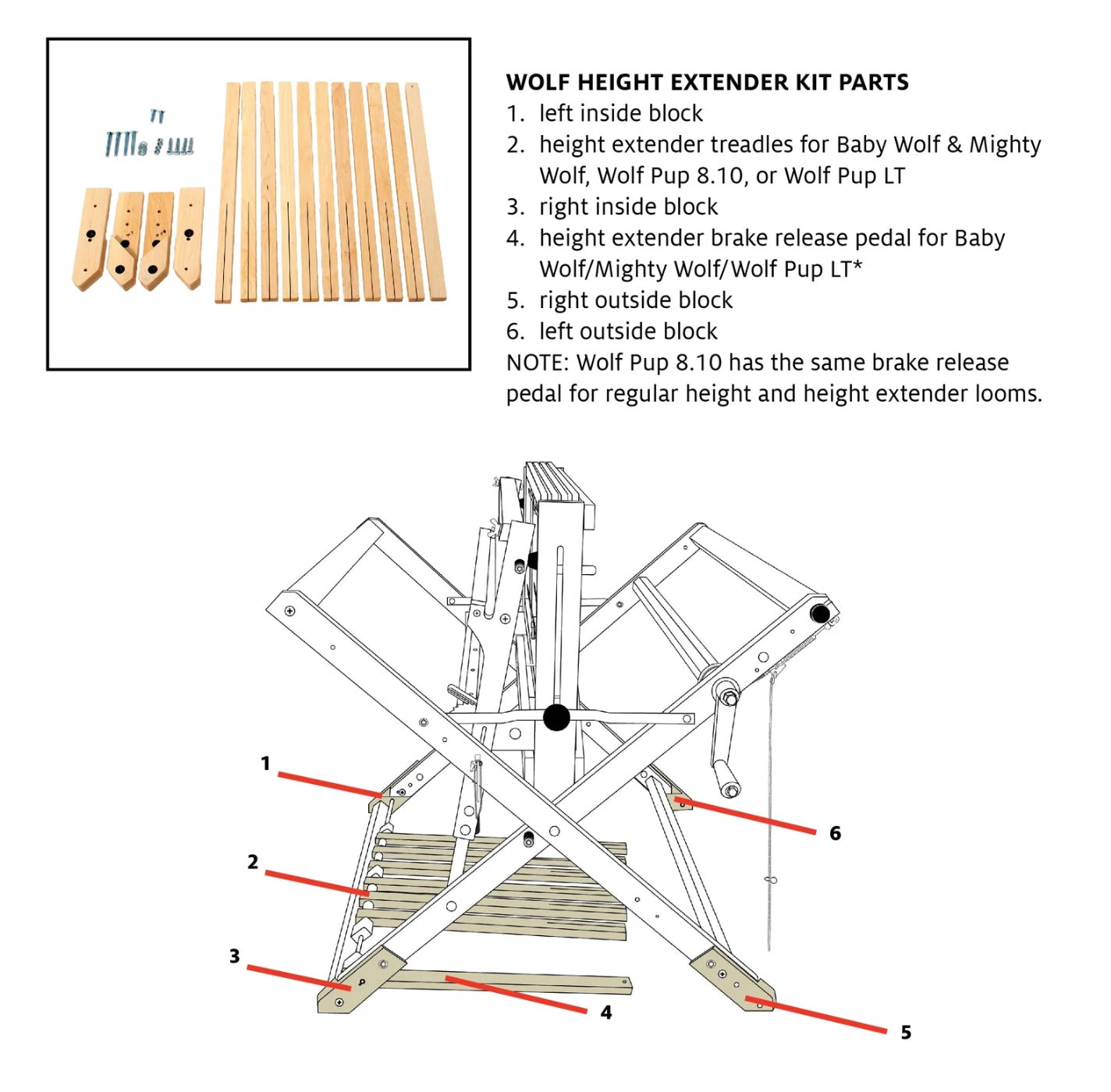 Schacht Wolf Height Extender Kits