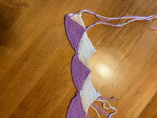 Knitting Class - Modular knitting scallops - Friday April 24, 2026 - 10 to 1pm