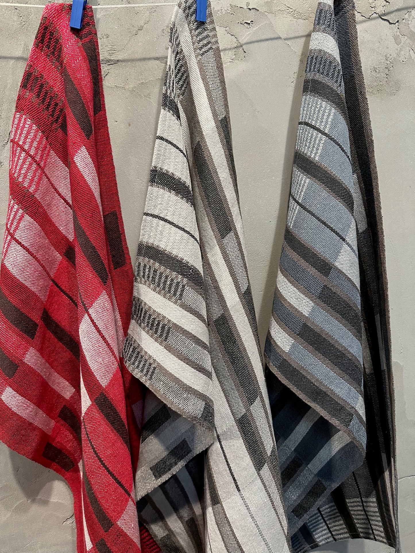 Satin Graphic Towels