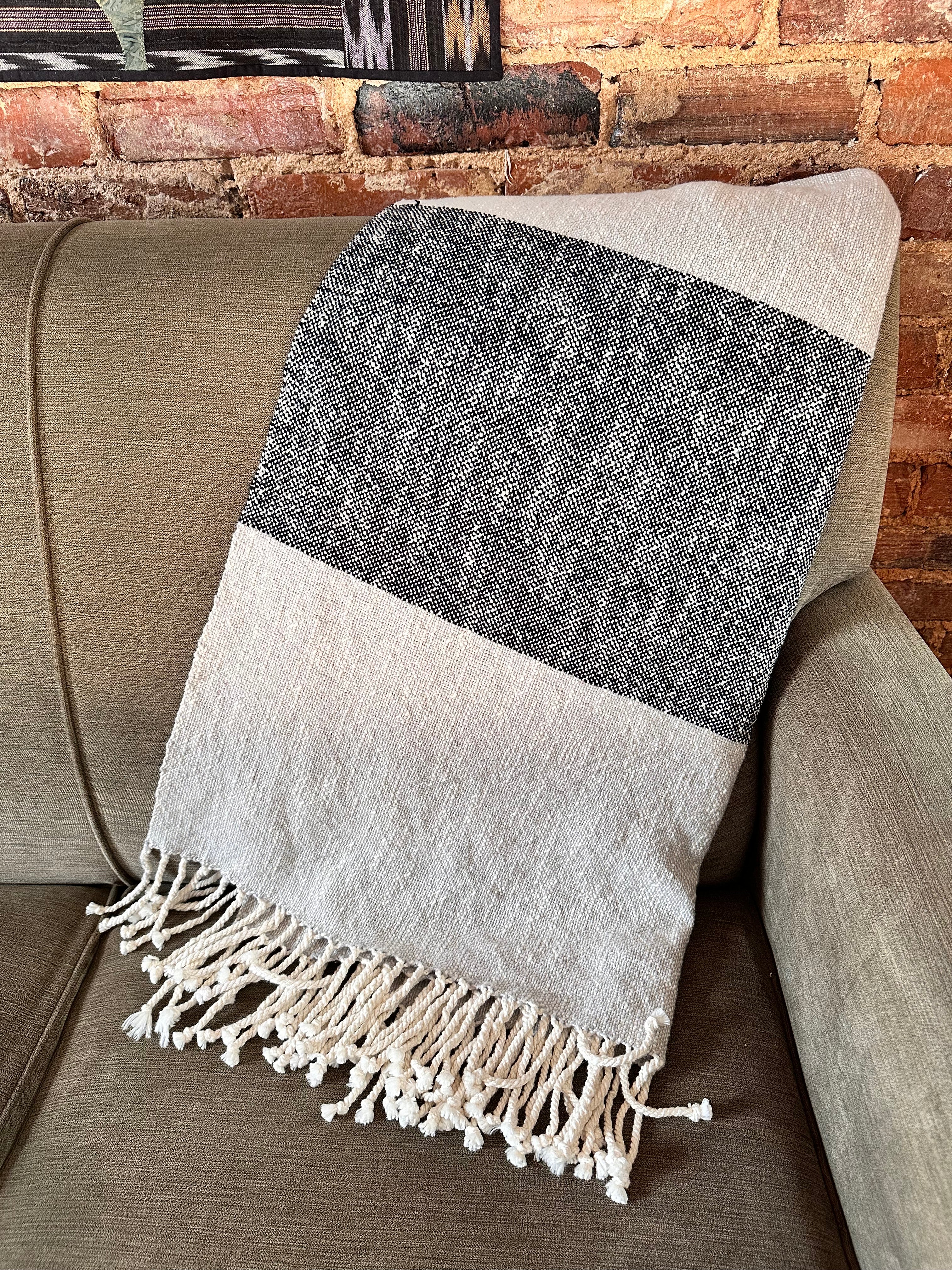 Throws Texture Textured Soft Cotton Throw II – LoftyFiber