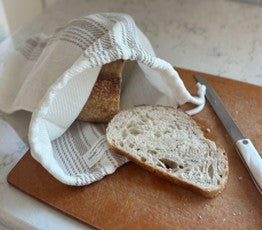 Linen Bread Bag Pattern and Yarn Kit